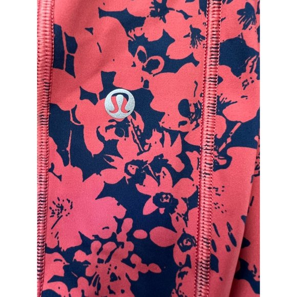 Lululemon Final Lap HR Crop Legging 23" Efflorescent Dark Canyon Onyx Blue Sz 10 - Picture 11 of 11